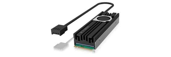 RaidSonic ICY BOX IB-M2HS-70 - Solid State Drive Køler - Sort