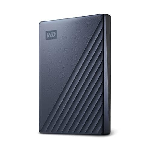 WD My Passport Ultra WDBC3C0020BBL - Hårddisk - krypterad - 2TB - extern (bärbar) - USB3.0 (USB-C-kontakt) - 256-bitars AES - blå (WDBC3C0020BBL-WESN)