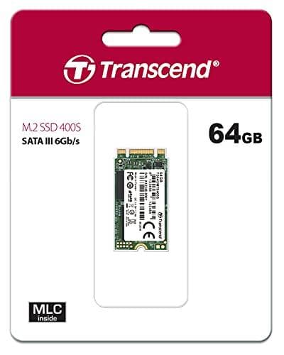Transcend MTS400 - SSD - 64GB - intern - M.2 2242 - SATA 6Gb/s (TS64GMTS400S)