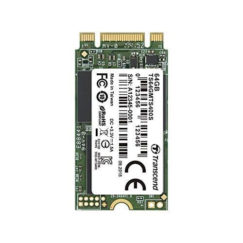 Transcend MTS400 - SSD - 64GB - intern - M.2 2242 - SATA 6Gb/s (TS64GMTS400S)