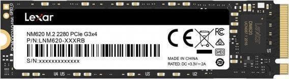 Lexar SSD NM620 512GB M.2 NVME PCIe Gen 3 (LNM620X512G-RNNN)
