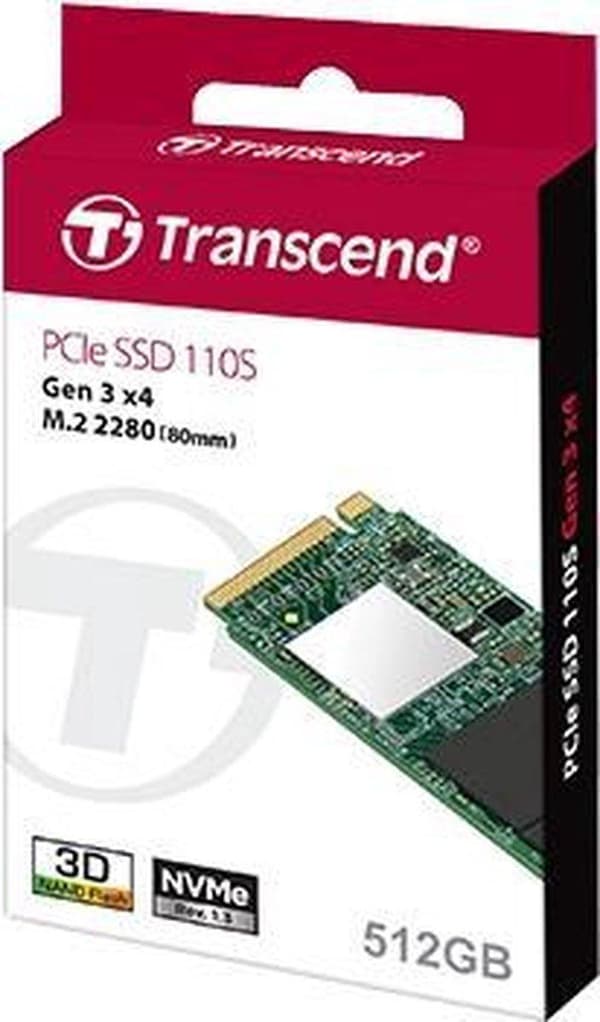 Transcend 128 GB M.2 2280PCIe Gen3x4 3D TLC utan DRAM