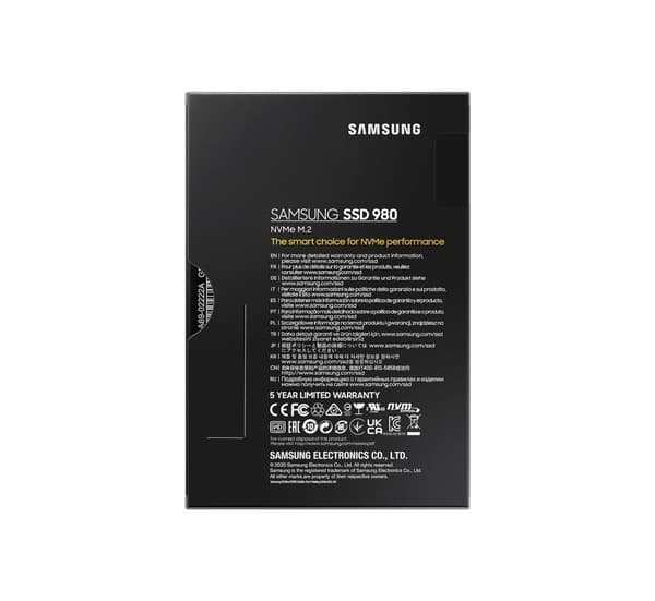 Samsung 980 - M.2 Intern SSD - NMVE - 500GB