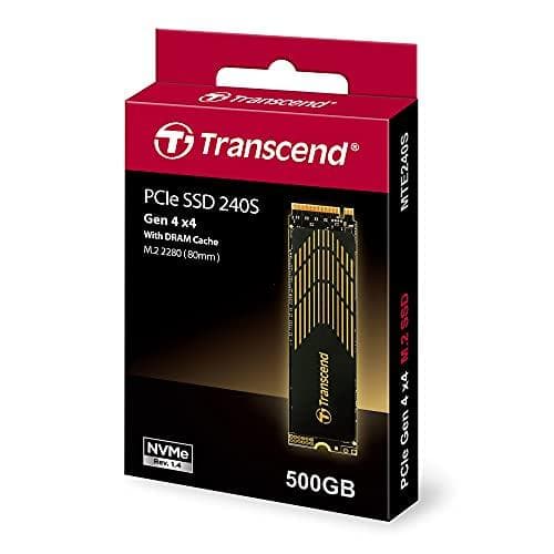 Transcend 240S - SSD - 500 GB - intern - M.2 2280 (dubbelsidig) - PCI Express 4.0 x4 (NVMe)
