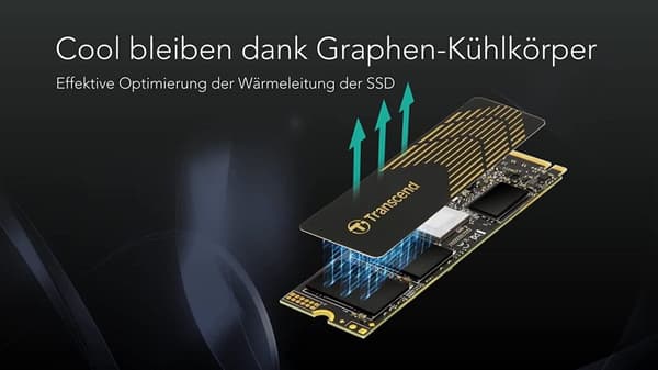 Transcend 240S - SSD - 500 GB - intern - M.2 2280 (dubbelsidig) - PCI Express 4.0 x4 (NVMe)