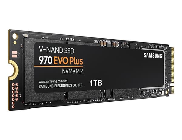 Samsung SSD M.2 PCI-E NVMe 970 EVO Plus - 1TB - B2B-modell i neutral förpackning (MZ-V7S1T0E)