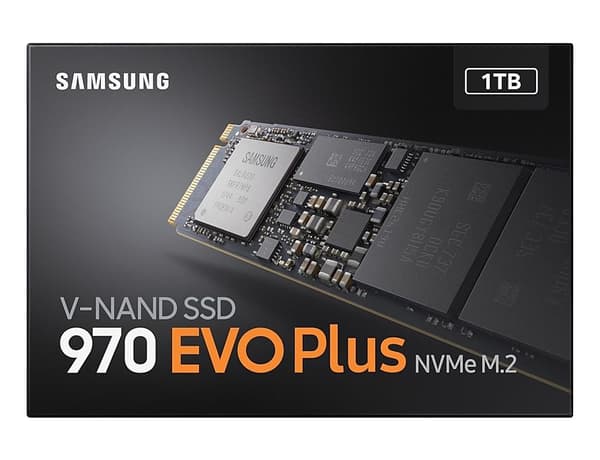Samsung SSD M.2 PCI-E NVMe 970 EVO Plus - 1TB - B2B-modell i neutral förpackning (MZ-V7S1T0E)