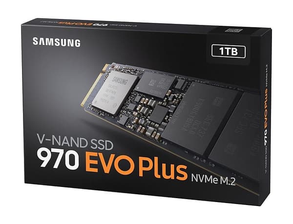 Samsung SSD M.2 PCI-E NVMe 970 EVO Plus - 1TB - B2B-modell i neutral förpackning (MZ-V7S1T0E)