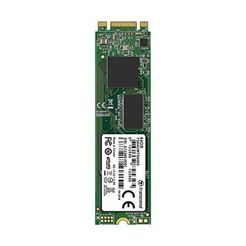 Transcend MTS800 - SSD - 64GB - intern - M.2 2280 - SATA 6Gb/s (TS64GMTS800S)
