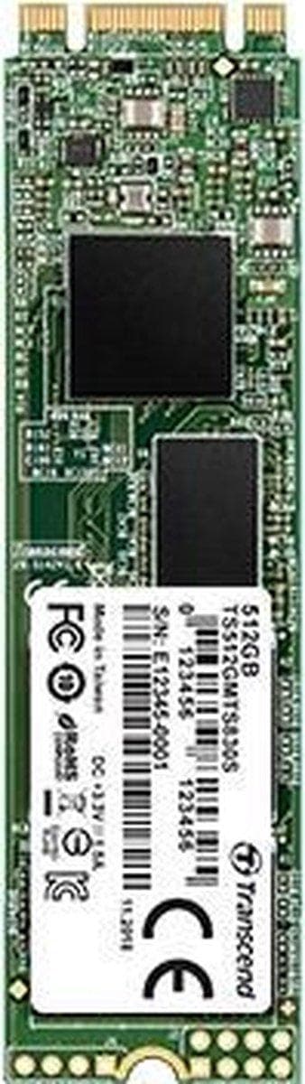 Transcend 830S SATA M.2 SSD 2280 -kiintolevy 512 Gt M.2 SATA 6 Gb/s