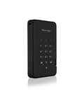 Miniatyrbillede 2 af 7: iStorage diskAshur 2 - Harddisk - krypteret - 1TB - ekstern (bærbar) - USB 3.1 Gen1 - 5400 rpm - buffer: 8MB - FIPS 197 - 256-bit AES - phantom black