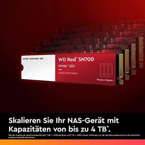 WD Red SN700 WDS200T1R0C - SSD - 2 TB - intern - M.2 2280 - PCI Express 3.0 x4 (NVMe)