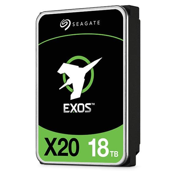 Seagate Exos X20 ST18000NM003D - Harddisk - 18 TB - intern - SATA 6 Gb/s - 7200 rpm - Buffer: 256 MB