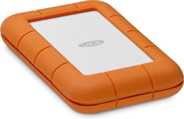 LaCie Rugged USB-C extern hårddisk 5000 GB Grå, Gul