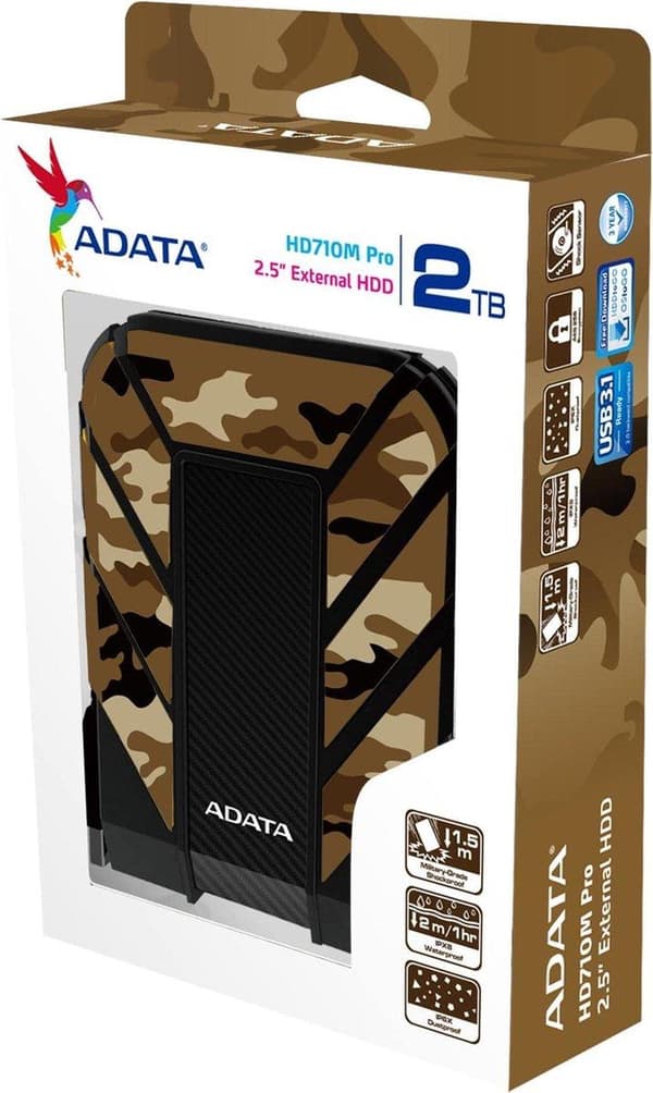 ADATA HD710M Pro Extern hårddisk 2000GB kamouflage