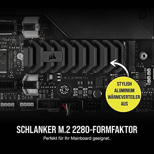 CORSAIR MP600 PRO XT - SSD - krypterad - 2 TB - intern - M.2 2280 - PCI Express 4.0 x4 (NVMe) - 256-bitars AES - integrerad kylfläns
