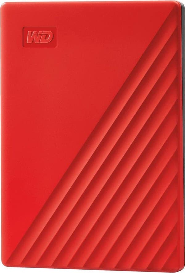 Western Digital My Passport - Ekstern harddisk - 4 TB Rød