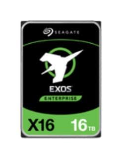 Seagate Exos X18 ST16000NM005J - Hårddisk - krypterad - 16 TB - intern - SAS 12Gb/s - 7200 rpm - Buffert: 256 MB - Självkrypterande enhet (SED) (ST160