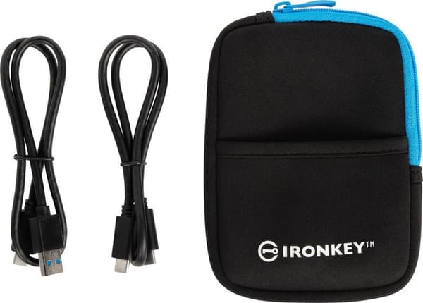 IronKey Vault Privacy 80 - Ulkoinen SSD 960 Gt - Sininen