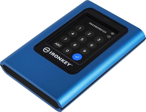 IronKey Vault Privacy 80 - Ulkoinen SSD 960 Gt - Sininen