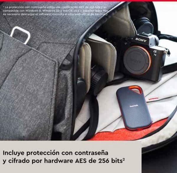 SanDisk Extreme Pro Portable SSD - Extern SSD - 1TB / 2 000 Mbps