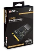 Pikkukuva 2 / 5: Emtec - Sisäinen SSD X400 Power Pro M2 2280 2TB NVMe PCIe Gen4x4 -pelitietokoneet ja -videopelit - 3D NAND - Lukunopeus jopa 5200 Mt/s Kirjoitusnopeus