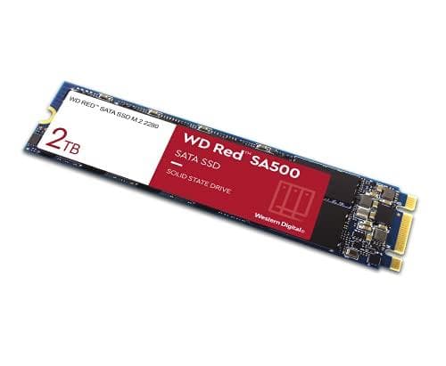 WD Red SA500 NAS SATA SSD WDS200T1R0B - SSD - 2TB - intern - M.2 2280 - SATA 6Gb/s (WDS200T1R0B)