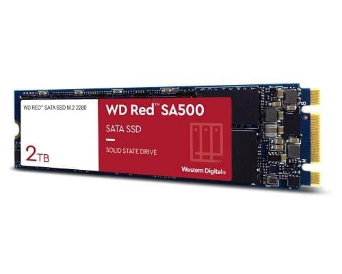 WD Red SA500 NAS SATA SSD WDS200T1R0B - SSD - 2TB - intern - M.2 2280 - SATA 6Gb/s (WDS200T1R0B)