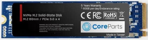 CoreParts CPSSD-M.2NVMEHE-2 Tt sisäinen puolijohdeasema M.2 2000 Gt PCI Express 3.0 3D NAND NVMe (CPSSD-M.2NVMEHE-2TB)