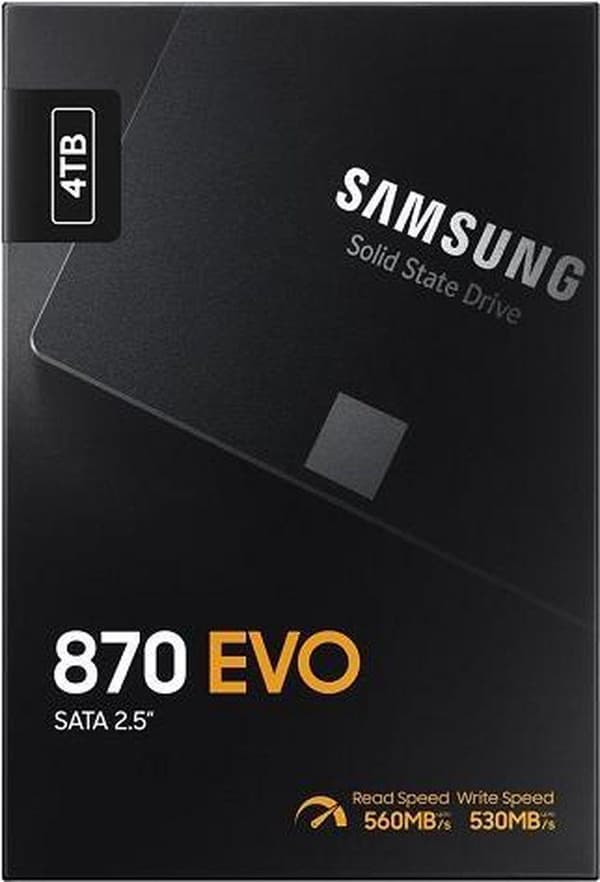 Samsung 870 EVO - 2,5" intern SSD - 4TB