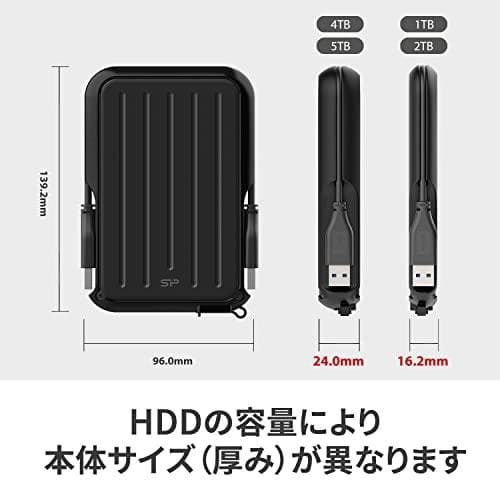 Silicon Power A66 ekstern harddisk 4000 GB Sort, Gul