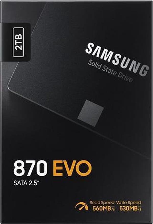 Samsung 870 EVO - 2,5" intern SSD - 2TB