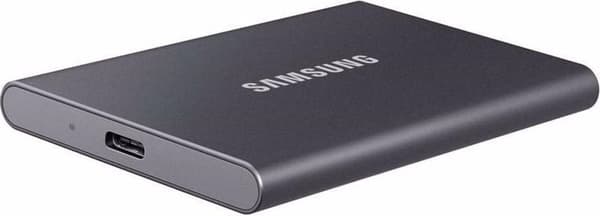 Samsung Kannettava SSD T7 1000 GB harmaa