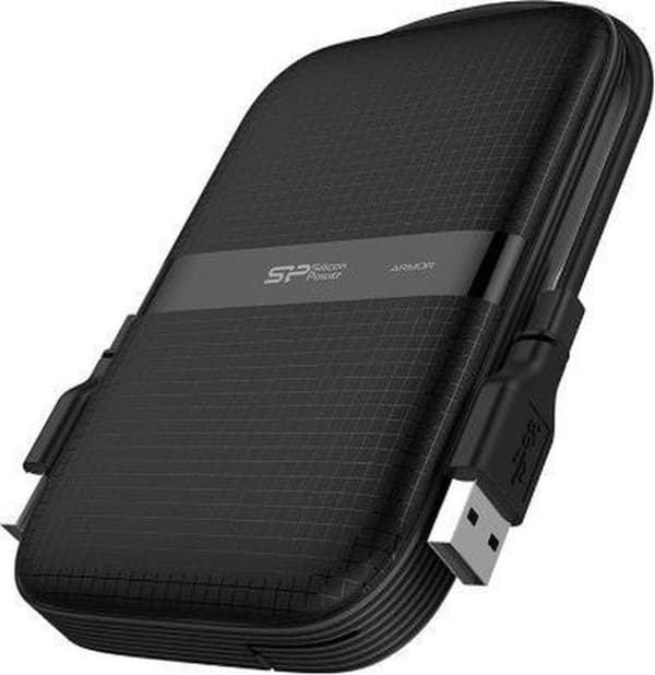 Silicon Power Armor A60 ekstern harddisk 2 GB Sort