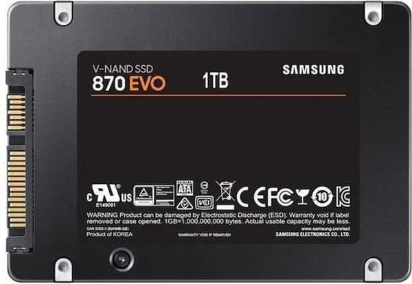 Samsung 870 EVO 2,5" 500 GB Serial ATA III V-NAND