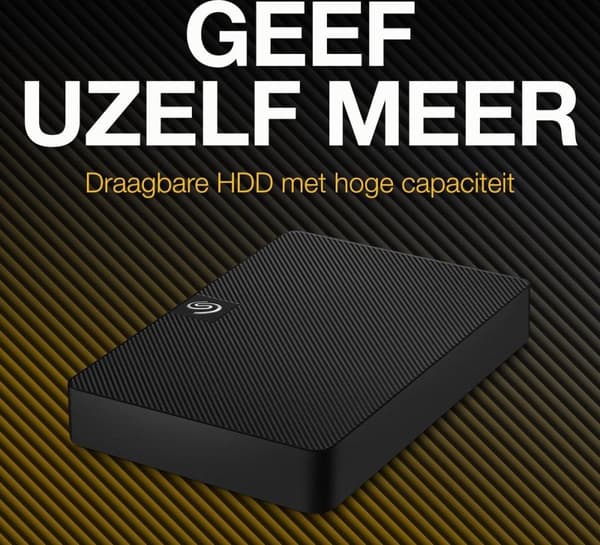 Seagate STKM2000400 ekstern harddisk 2 TB Sort