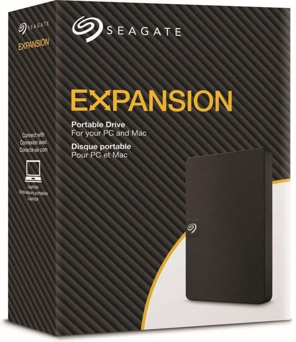 Seagate STKM2000400 ekstern harddisk 2 TB Sort