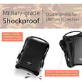 Miniatyrbillede 2 af 6: Silicon Power Armor A30 ekstern harddisk 1000 GB Sort