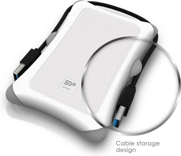 Silicon Power Armor A30 ekstern harddisk 1 TB Hvid