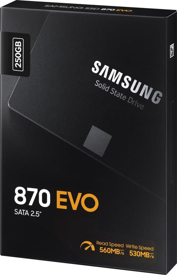 Samsung 870 EVO 2,5" 250 GB Serial ATA III V-NAND
