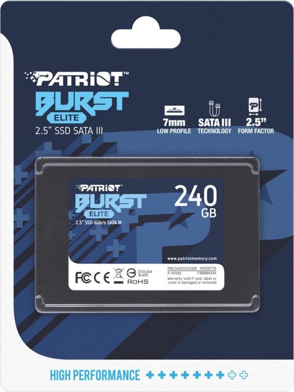 Patriot Memory BURST Elite 2,5" 2,5" 240 GB Serial ATA III