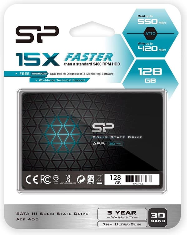 Silicon Power Ace A55 2,5" 128 GB Serial ATA III SLC