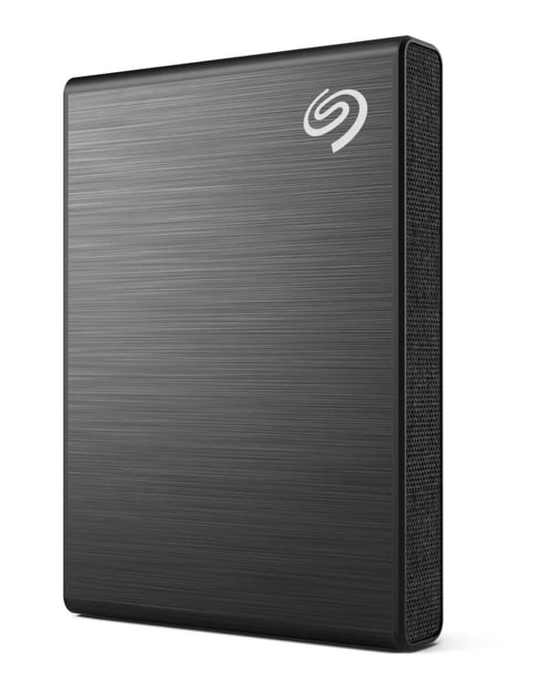 Seagate One Touch 1TB Extern SSD Upp till 1030MB/s Android-app Mylio Skapa 1 års Adobe Creative Cloud-fotoprenumeration 4 månader Svart 3 år Dataräddn