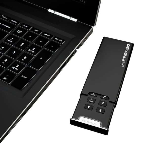 iStorage diskAshur M² - SSD - krypterad - 500 GB - extern (bärbar) - USB 3.2 Gen 1 - 256-bitars AES-XTS, FIPS 197 PUB, FIPS 140-3 Nivå 3