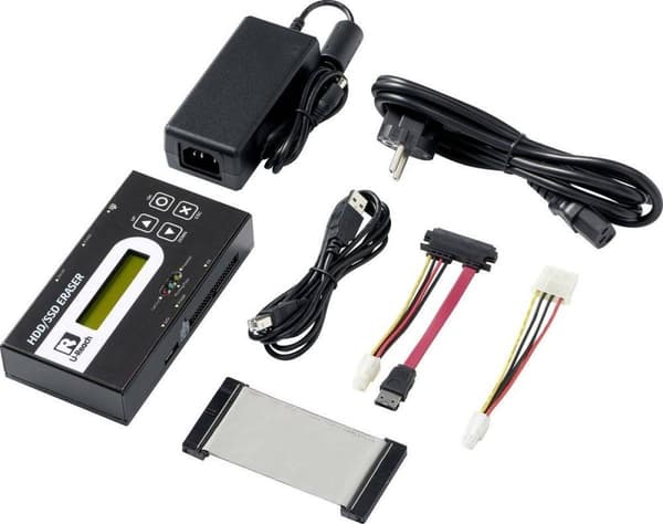 Renkforce TP100 Evidence Eraser 1-vejs HDD Eraser SATA, IDE med slettefunktion