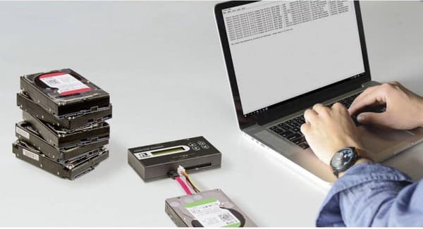 Renkforce TP100 Evidence Eraser 1-vejs HDD Eraser SATA, IDE med slettefunktion