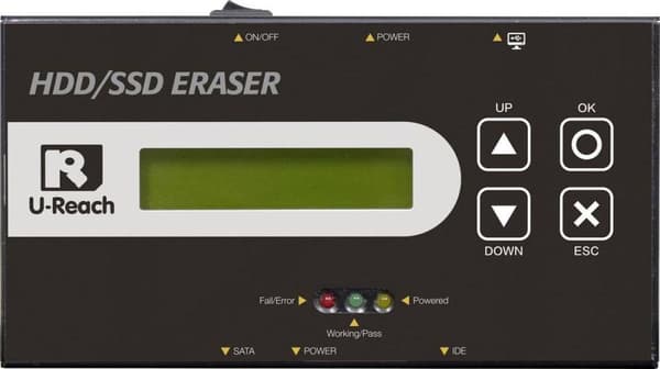Renkforce TP100 Evidence Eraser 1-vejs HDD Eraser SATA, IDE med slettefunktion