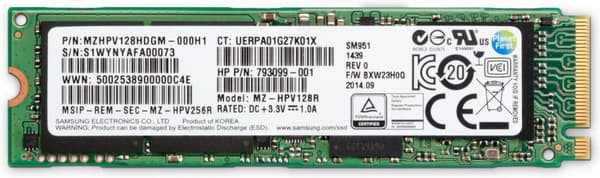 HP Z Turbo Drive M.2 512GB PCI Express 3.0 TLC NVMe