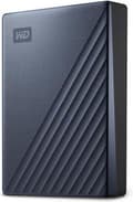 Miniatyrbild 3 av 4: WD My Passport Ultra 4 TB extern hårddisk (2,5 tum) USB-C Blå WDBFTM0040BBL-WESN