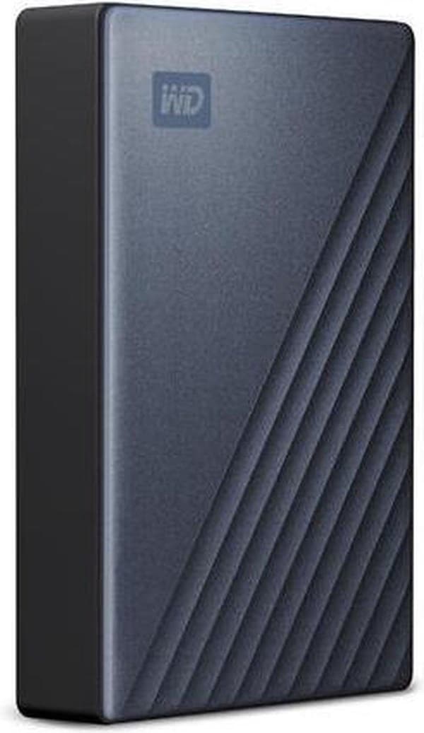 WD My Passport Ultra 4 TB extern hårddisk (2,5 tum) USB-C Blå WDBFTM0040BBL-WESN